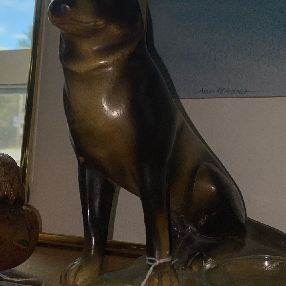 GERMAN SHEPARD BRONZE FOR CIGARS